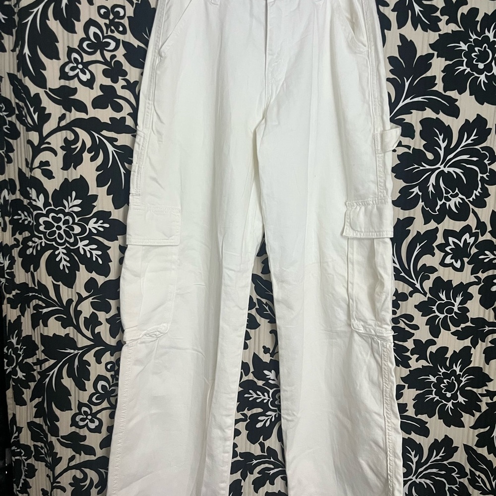 Wild Fable Women's White Cargo Pants